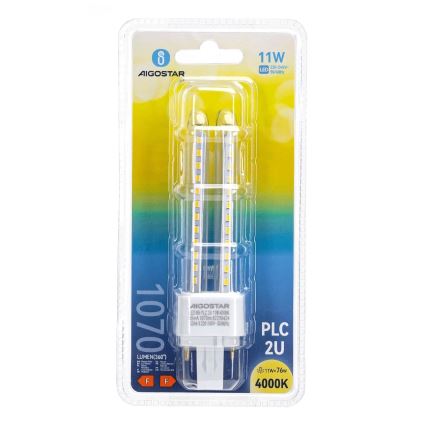 Світлодіодна лампочка G24D-3/11W/230V 4000K - Aigostar
