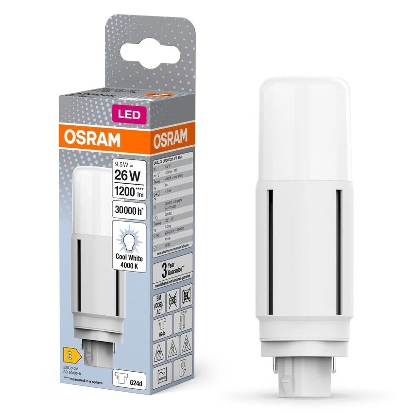 Світлодіодна лампочка G24d/9,5W/230V 4000K - Osram