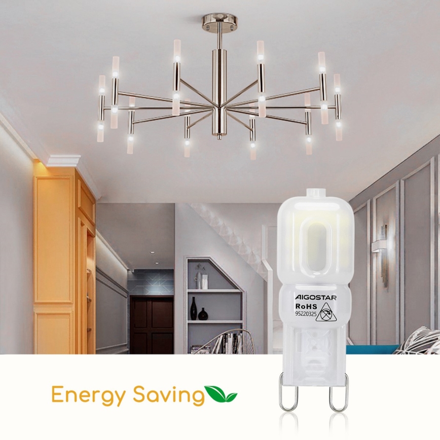 Світлодіодна лампочка G9/2W/230V 6500K - Aigostar