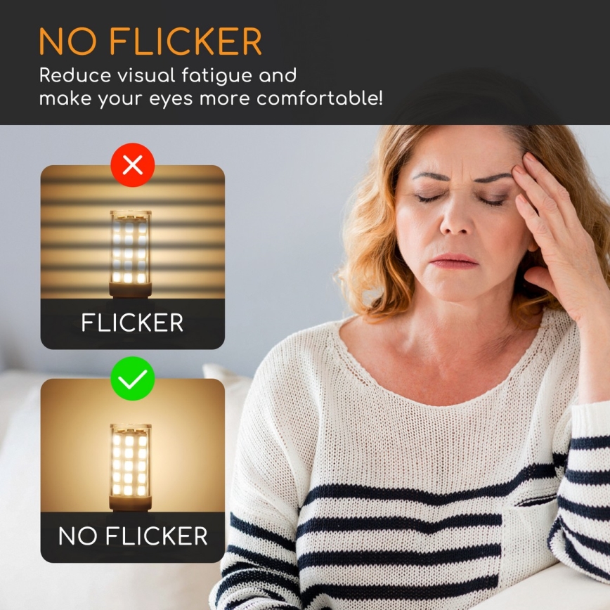 Світлодіодна лампочка G9/3,3W/230V 3000K - Aigostar