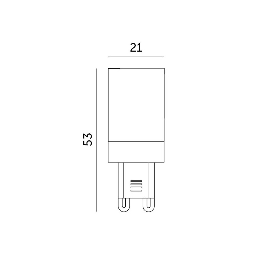Світлодіодна лампочка G9/3W/230V 3000K 100°