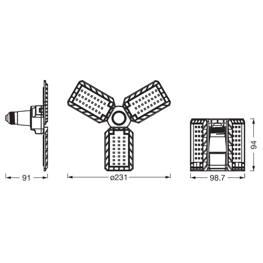 Світлодіодна лампочка HIGHBAY E27/17W/230V 4000K - Ledvance