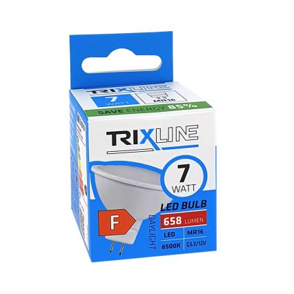 Світлодіодна лампочка MR16 GU5,3/7W/12V 6500K