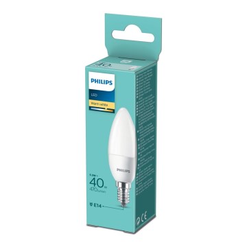 Світлодіодна лампочка Philips B35 E14/5,5W/230V 2700K