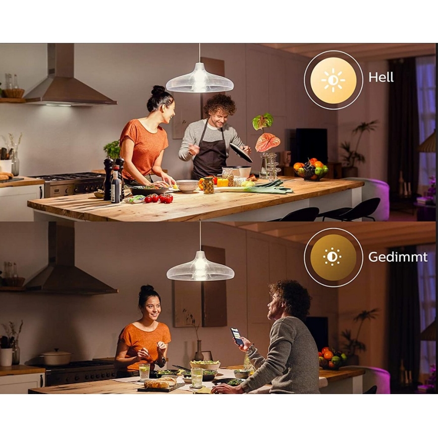 Світлодіодна лампочка Philips Hue WHITE E67 E27/15,5W/230V