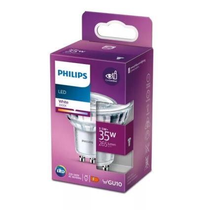 Світлодіодна лампочка Philips PAR16 GU10/3,5W/230V 3000K