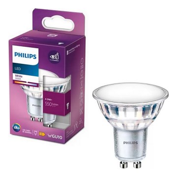 Світлодіодна лампочка Philips PAR16 GU10/4,9W/230V 3000K