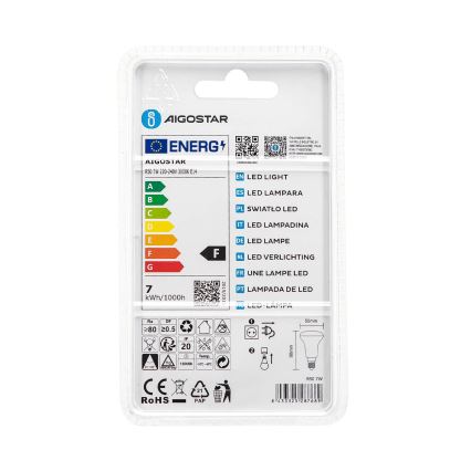 Світлодіодна лампочка R50 E14/7W/230V 3000K - Aigostar