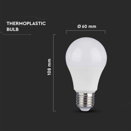 Світлодіодна лампочка SAMSUNG CHIP A60 E27/8,5W/230V 6500K