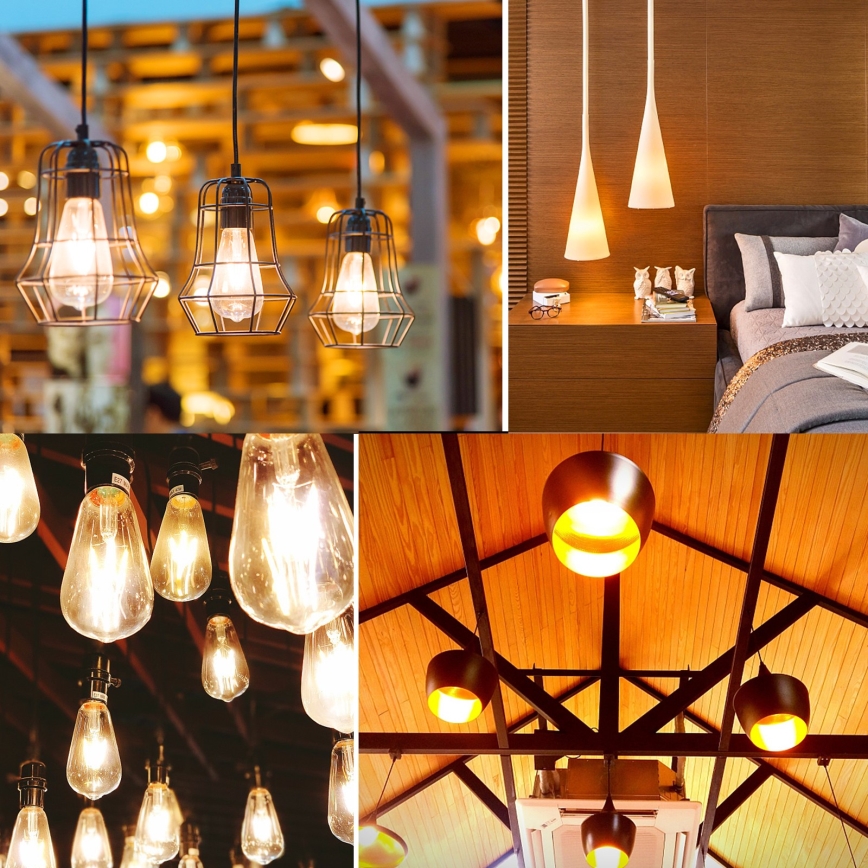 Світлодіодна лампочка ST64 E27/8W/230V 2700K - Aigostar