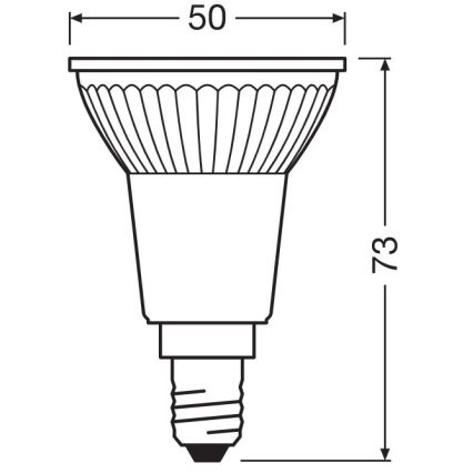 Світлодіодна лампочка STAR PAR16 E14/4,5W/230V 2700K - Osram