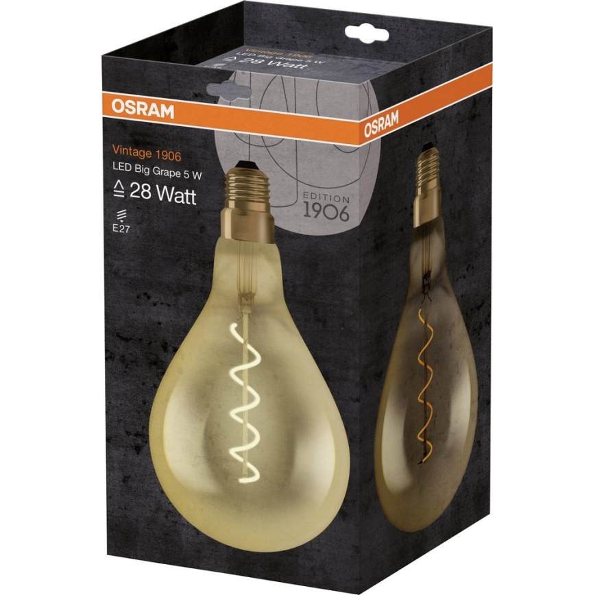 Світлодіодна лампочка VINTAGE E27/5W/230V - Osram