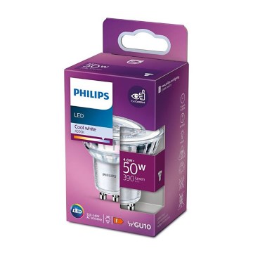 Світлодіодна лампочка з регулюванням яскравості Philips GU10/4,6W/230V 4000K
