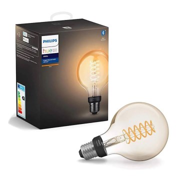 Світлодіодна лампочка з регулюванням яскравості Philips Hue WHITE FILAMENT G93 E27/7,2W/230V 2100K