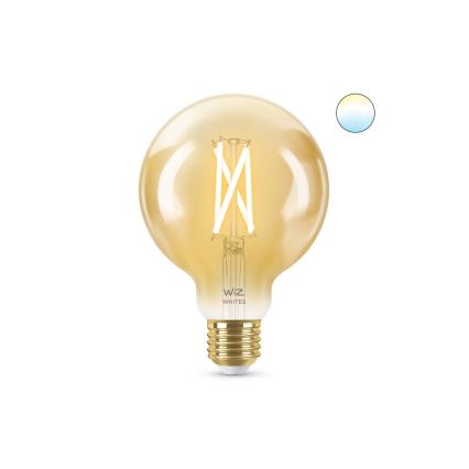 Світлодіодна лампочка з регулюванням яскравості VINTAGE FILAMENT G95 E27/6,7W/230V 2000-5000K CRI 90 Wi-Fi - WiZ