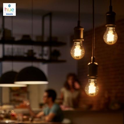 Світлодіодна лампочка з регульованою яскравістю Philips Hue WHITE FILAMENT G93 E27/7W/230V 2100K