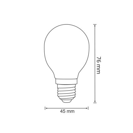 Світлодіодна лампочка 1xE27/2,5W/230V 3000K