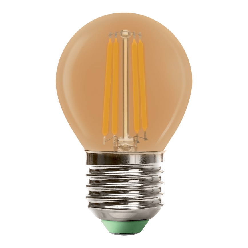 Світлодіодна лампочка CLASIC AMBER G45 E27/4W/230V 2200K -  Brilagi