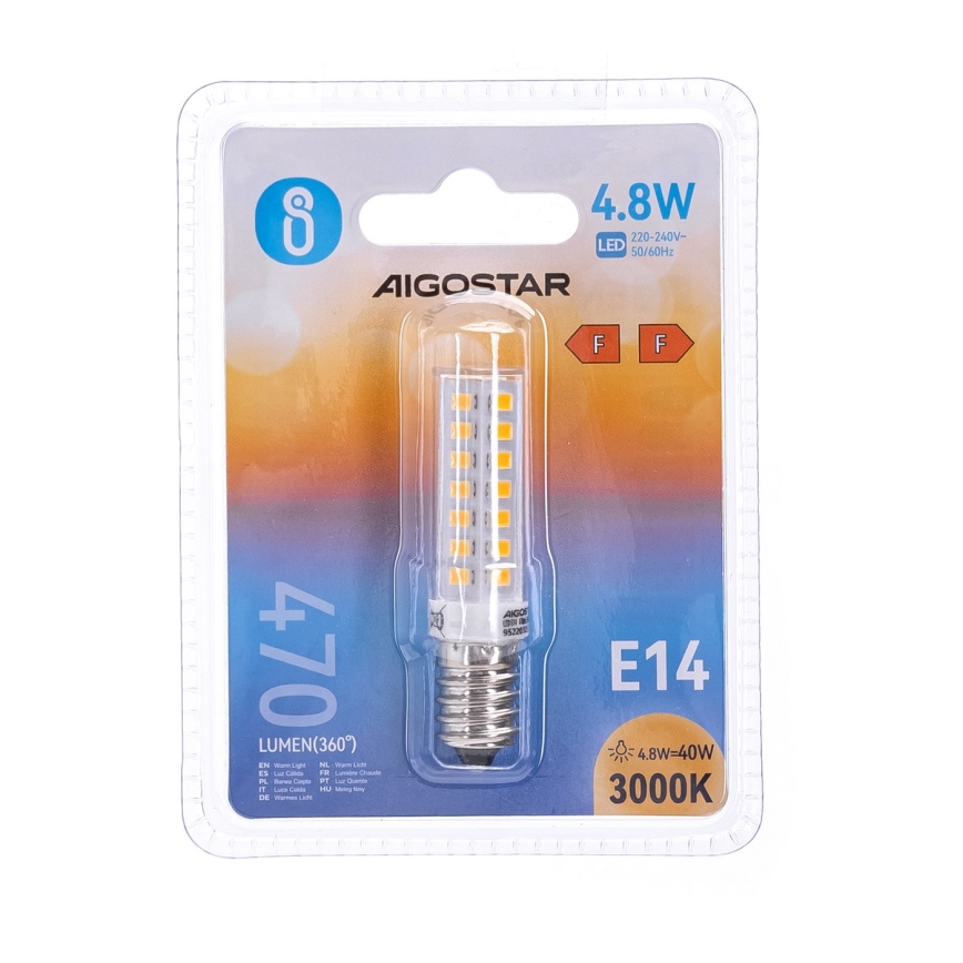 Світлодіодна лампочка E14/4,8W/230V 3000K - Aigostar