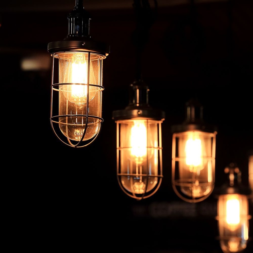 Світлодіодна лампочка FILAMENT AMBER ST64 E27/8W/230V 2200K