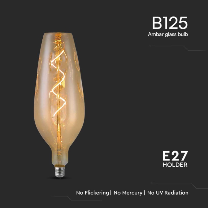 Світлодіодна лампочка FILAMENT B125 E27/4W/230V 2700K