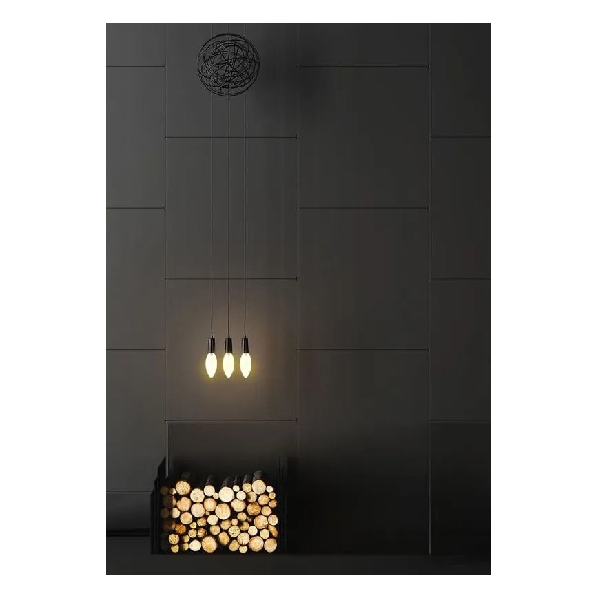 Світлодіодна лампочка BÍLÝ FILAMENT C35 E14/4,5W/230V 3000K