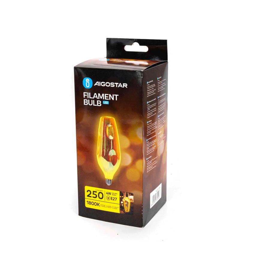 Світлодіодна лампочка FILAMENT CR110 E27/4W/230V 1800K - Aigostar