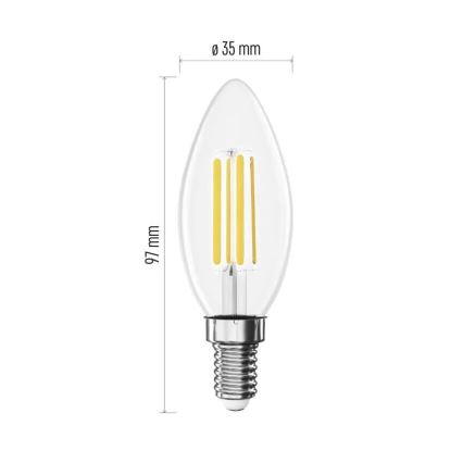 Світлодіодна лампочка FILAMENT E14/3,8W/230V 2700K