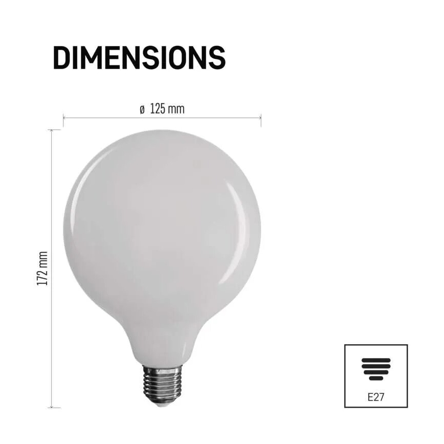 Світлодіодна лампочка FILAMENT E27/18W/230V 2700K