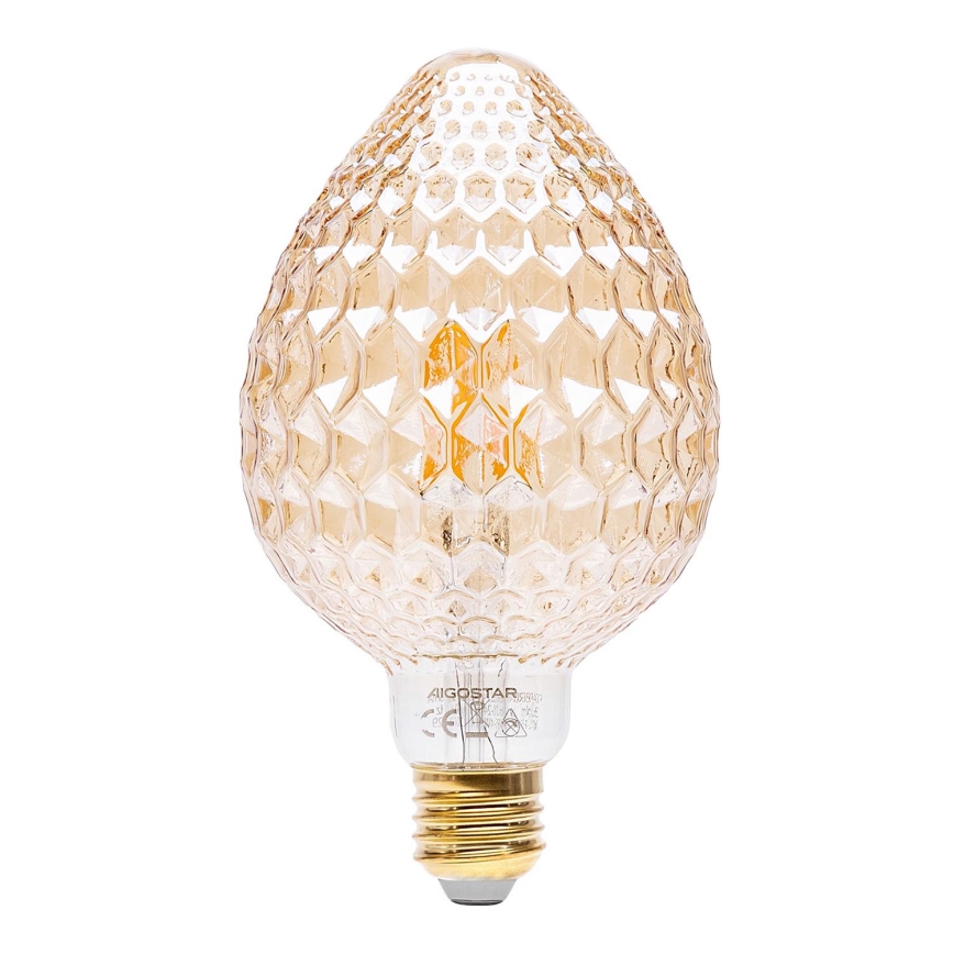 Світлодіодна лампочка FILAMENT E27/4W/230V 1800K полуниця - Aigostar
