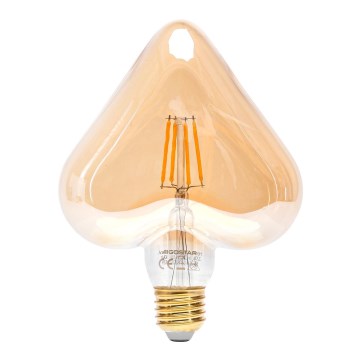 Світлодіодна лампочка FILAMENT E27/4W/230V 1800K серце - Aigostar