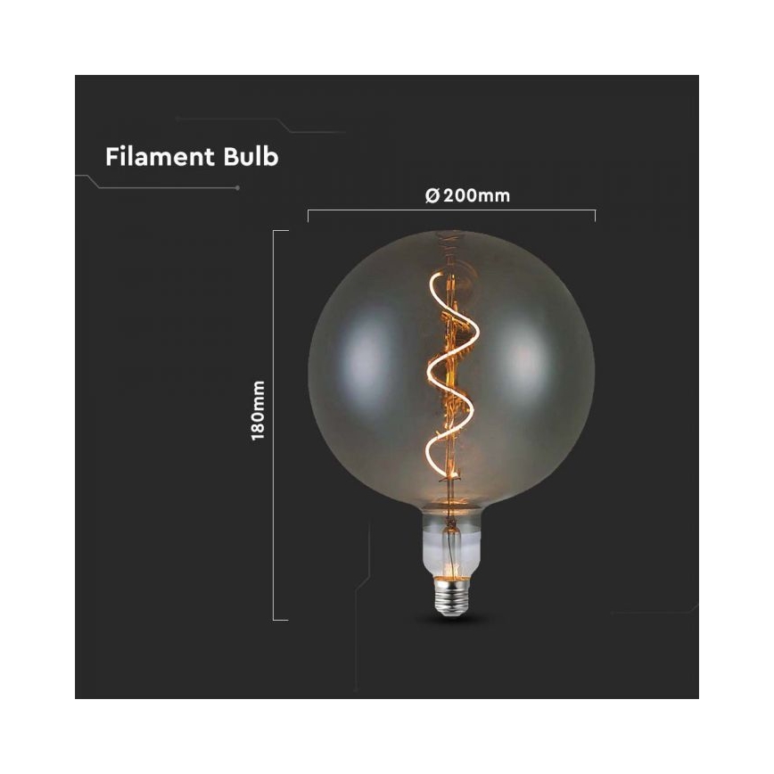 Світлодіодна лампочка FILAMENT G200 E27/4W/230V 2700K