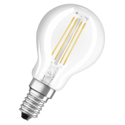 Світлодіодна лампочка FILAMENT P40 E14/4W/230V 4000K - Osram