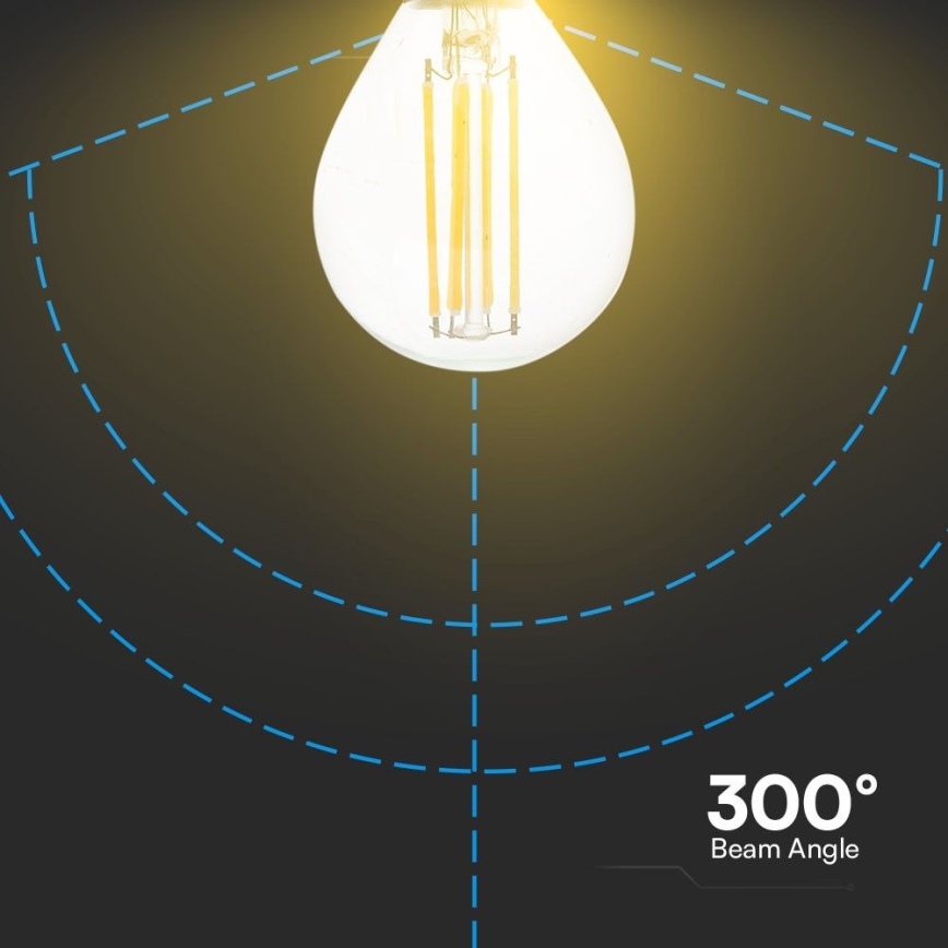 Світлодіодна лампочка FILAMENT P45 E14/6W/230V 4000K