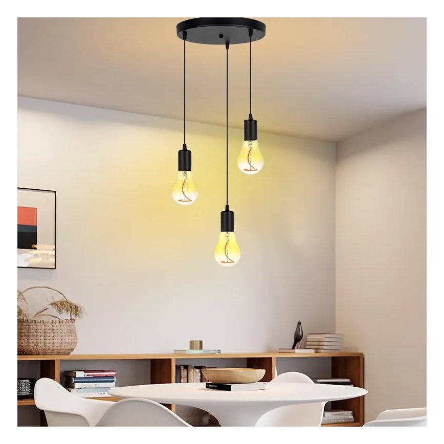 Світлодіодна лампочка FILAMENT SHAPE A60 E27/4W/230V 1800K жовтий