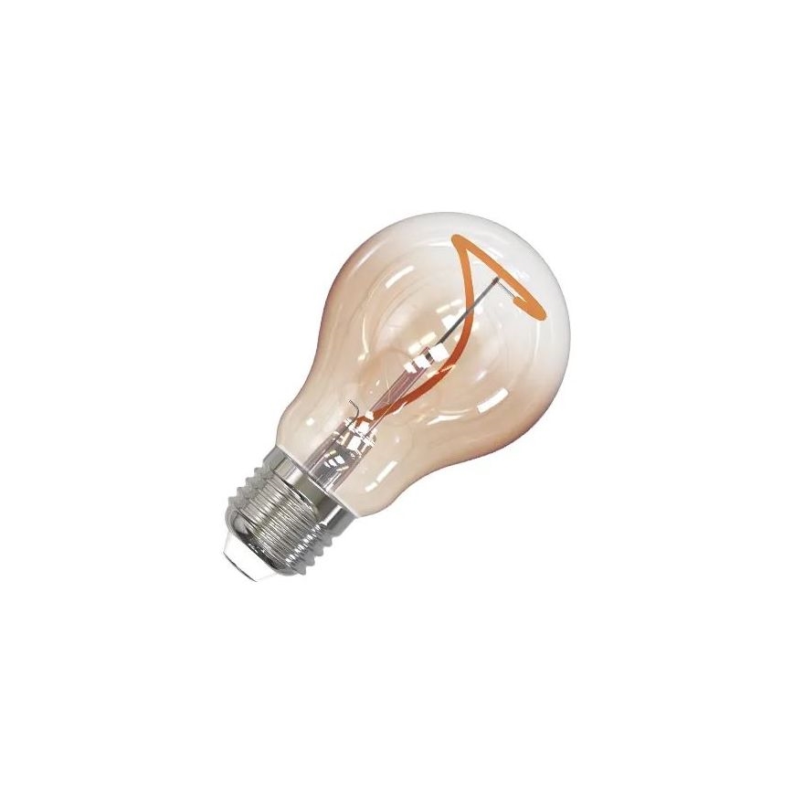Світлодіодна лампочка FILAMENT SHAPE A60 E27/4W/230V 1800K коричневий