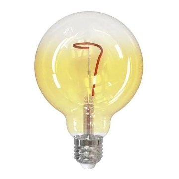 Світлодіодна лампочка FILAMENT SHAPE G95 E27/4W/230V 1800K жовтий