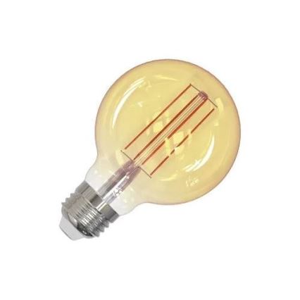 Світлодіодна лампочка FILAMENT SLIM VINTAGE G80 E27/4,5W/230V 1800K