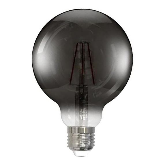Світлодіодна лампочка FILAMENT SMOKE G95 E27/4W/230V 2000K