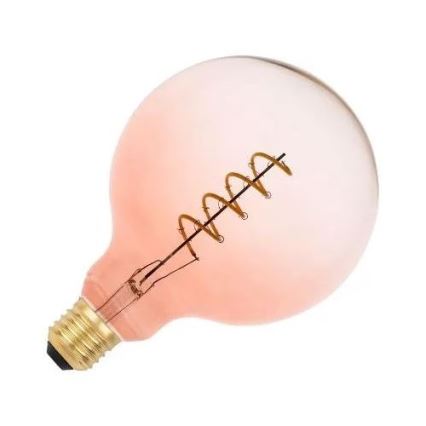 Світлодіодна лампочка FILAMENT SPIRAL G125 E27/4W/230V 2000K рожевий