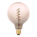 Світлодіодна лампочка FILAMENT SPIRAL G125 E27/4W/230V 2000K сірий/рожевий