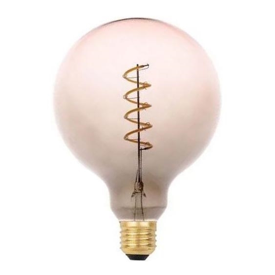 Світлодіодна лампочка FILAMENT SPIRAL G125 E27/4W/230V 2000K сірий/рожевий
