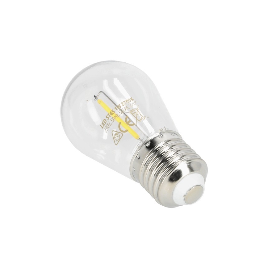 Світлодіодна лампочка FILAMENT ST45 E27/1W/230V 2700K