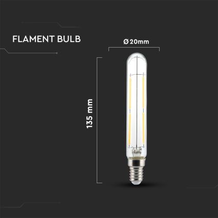 Світлодіодна лампочка FILAMENT T20 E14/4W/230V 3000K