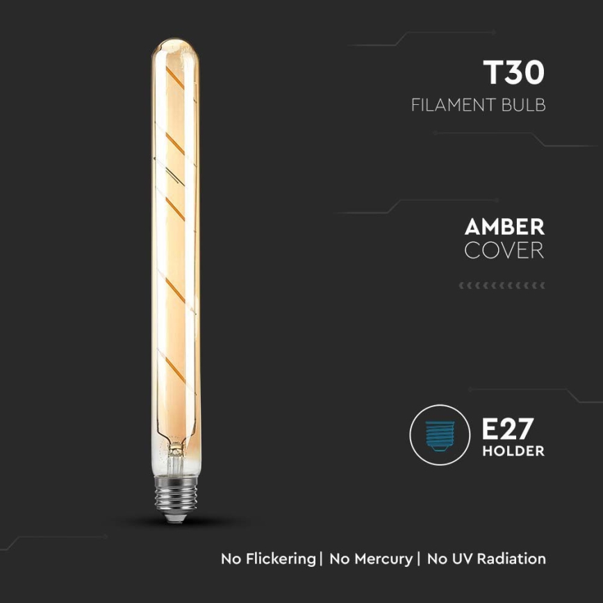 Світлодіодна лампочка FILAMENT T30 E27/5W/230V 2200K