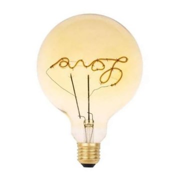 Світлодіодна лампочка FILAMENT VINTAGE LOVE G125 E27/2W/230V 2000K