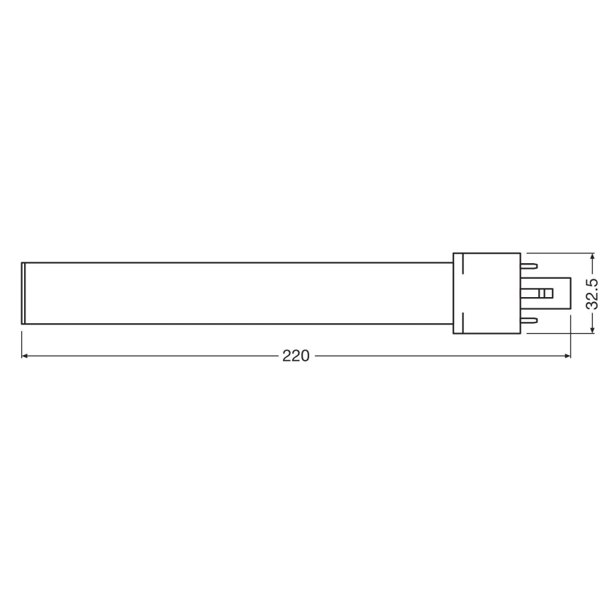 Світлодіодна лампочка G23/6W/230V 4000K - Osram