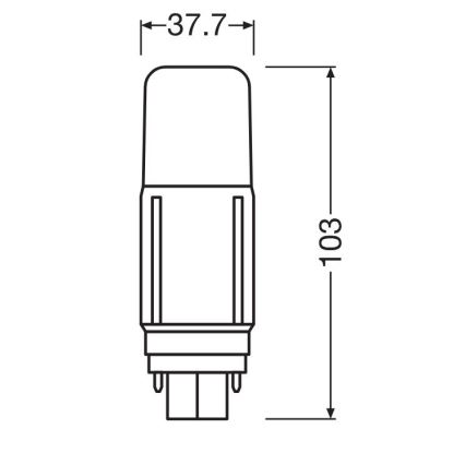 Світлодіодна лампочка G24d/5,5W/230V 3000K - Osram