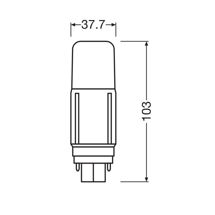 Світлодіодна лампочка G24d/5,5W/230V 3000K - Osram
