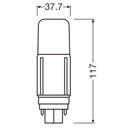 Світлодіодна лампочка G24d/7,5W/230V 4000K - Osram